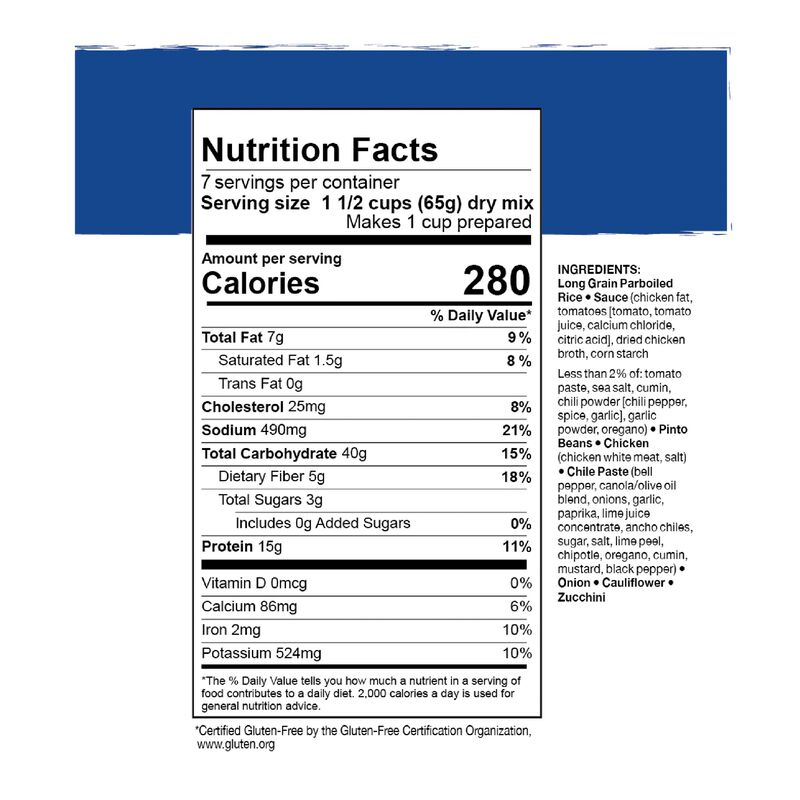 Mexican Adobo Rice With Chicken | Mountain House Freeze Dried Food Can, , large image number 2